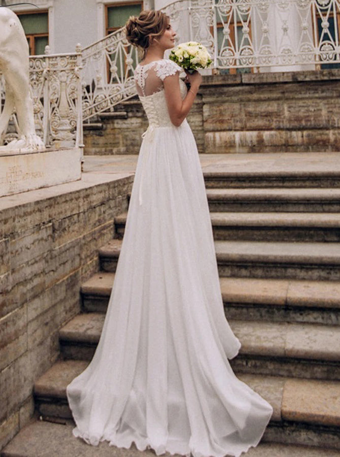 Beach Chiffon Wedding Dress,Lace Up Back Casual Wedding Dress,WD01008, US26W / Black Beach Chiffon Wedding Dress,Lace Up Back Casual Wedding Dress,WD01008, US26W / Black