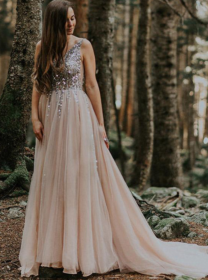 A-line Beaded Wedding Dress,Destination Wedding Dress,WD01010 A-line Beaded Wedding Dress,Destination Wedding Dress,WD01010