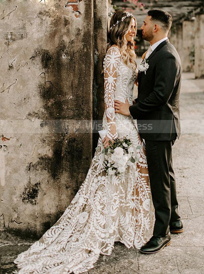 Bohemian Lace Dresses For A Wedding Boho Lace Wedding Dresses Lace