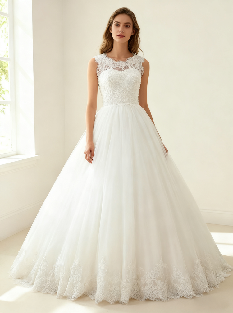Classic Wedding Dresses,Princess Wedding Dress,Formal Wedding Dress,WD