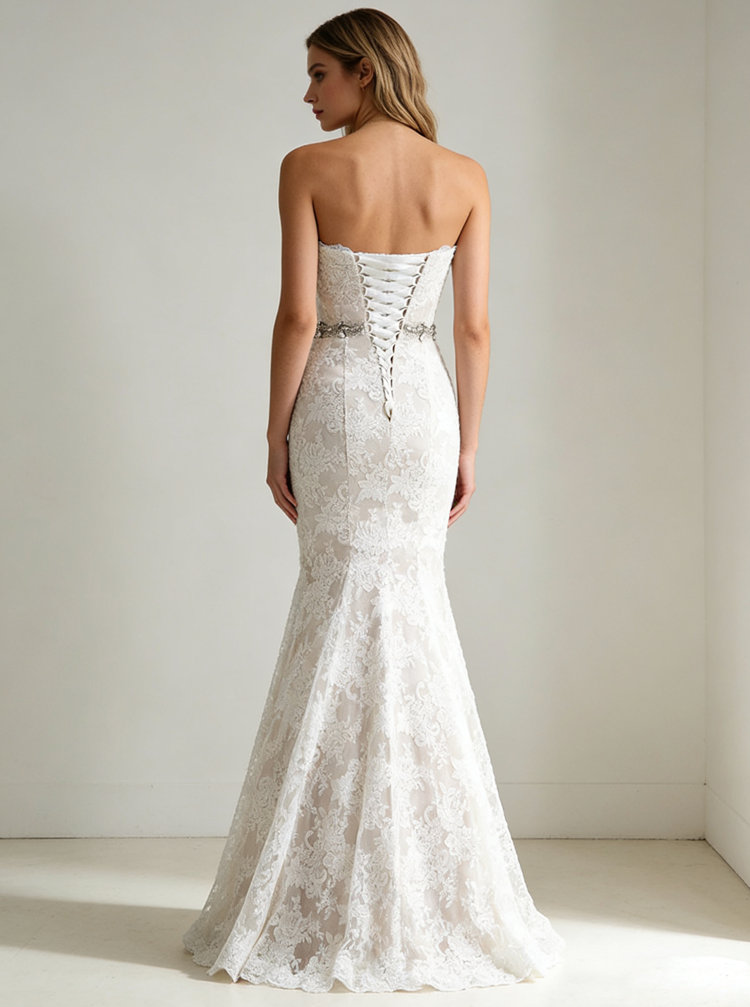 Mermaid Wedding Dresses,Lace Wedding Dresses,Strapless Wedding Dress,W - Wishingdress Mermaid Wedding Dresses,Lace Wedding Dresses,Strapless Wedding Dress,W - Wishingdress