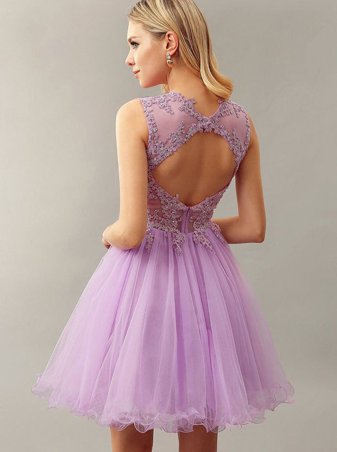 Short Purple Sweet 16 Dresses Lilac Sweet 16 Dresses,Elegant