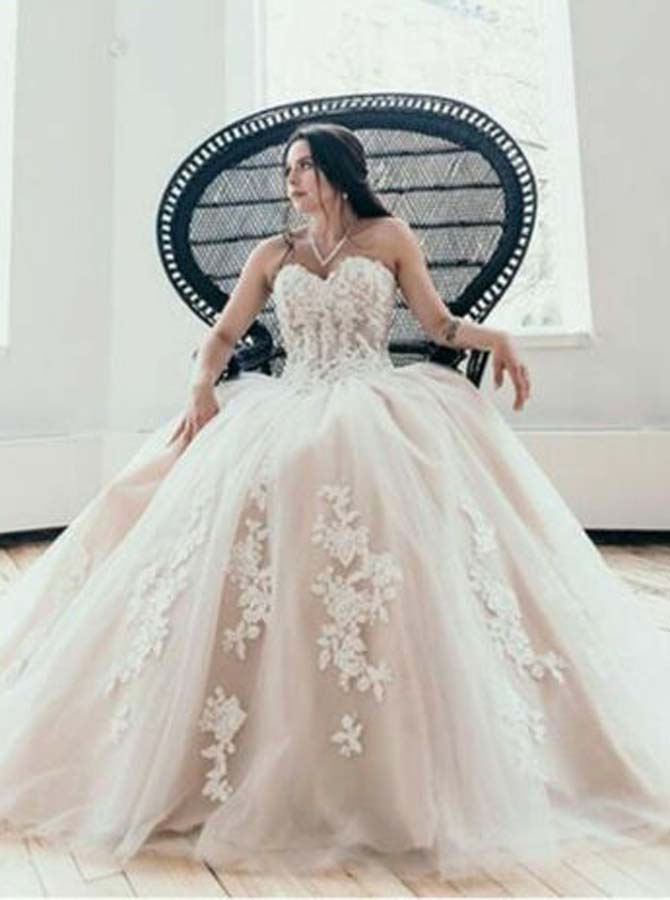Princess Wedding Gowns,Strapless Wedding Dress,Classy Bridal Gown,Wedding Dress Trendy,WD00204, US16W / Pink Princess Wedding Gowns,Strapless Wedding Dress,Classy Bridal Gown,Wedding Dress Trendy,WD00204, US16W / Pink
