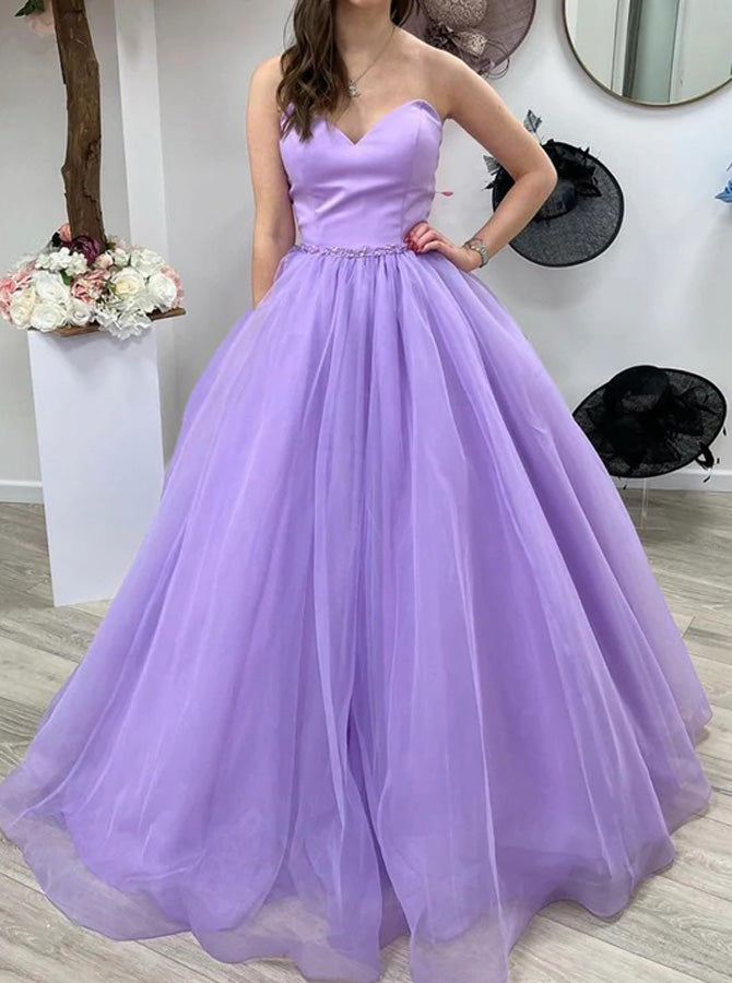 Lilac Sweetheart Prom Gown,Simple Tulle Sweet 16 Dress,PD00503, US4 / Mint Green Lilac Sweetheart Prom Gown,Simple Tulle Sweet 16 Dress,PD00503, US4 / Mint Green