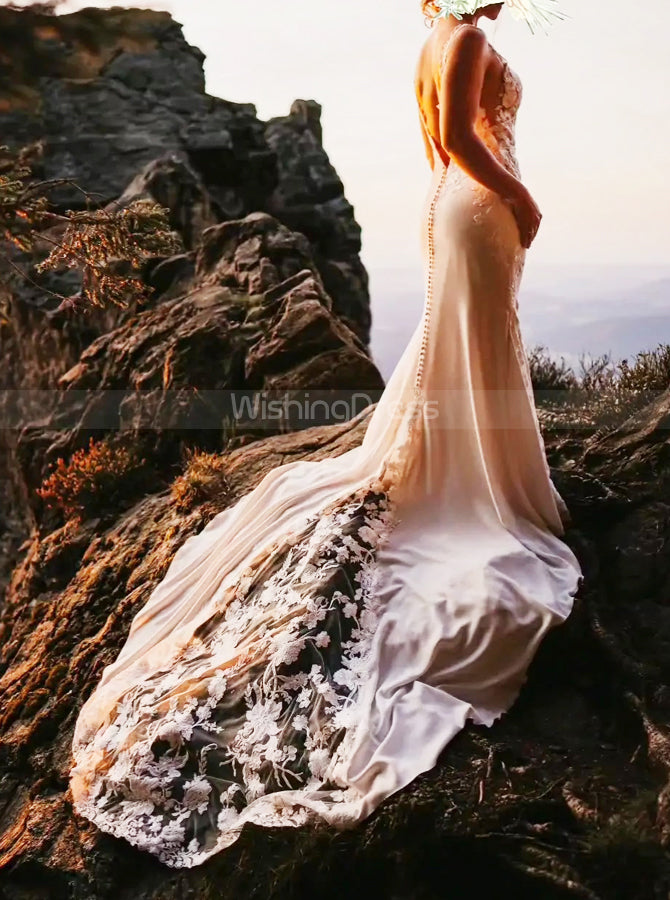 V-Neck Casual Bridal Gown,Open Back Bridal Dress,WD00745, US18W / Black V-Neck Casual Bridal Gown,Open Back Bridal Dress,WD00745, US18W / Black