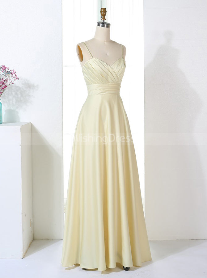 A-line Bridesmaid Dresses,Satin Bridesmaid Dress,Vintage Bridesmaid  Dress,BD00316