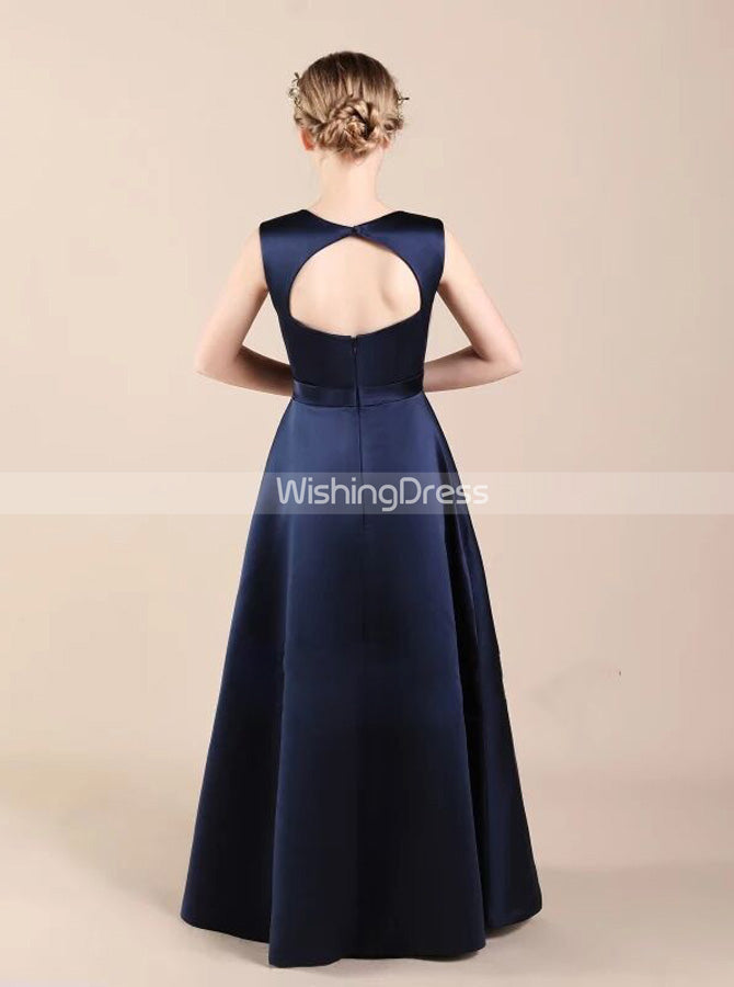 A-line Satin Junior Bridesmaid Dresses,Fall Junior Bridesmaid Dress,JB00059, J12 / Turquoise A-line Satin Junior Bridesmaid Dresses,Fall Junior Bridesmaid Dress,JB00059, J12 / Turquoise