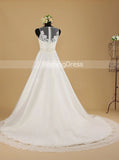 A-line Wedding Dresses,Classic Tulle Wedding Dress,WD00555