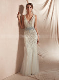 Beaded Evening Dresses,Luxurious Prom Dress,PD00417