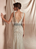 Beaded Evening Dresses,Luxurious Prom Dress,PD00417