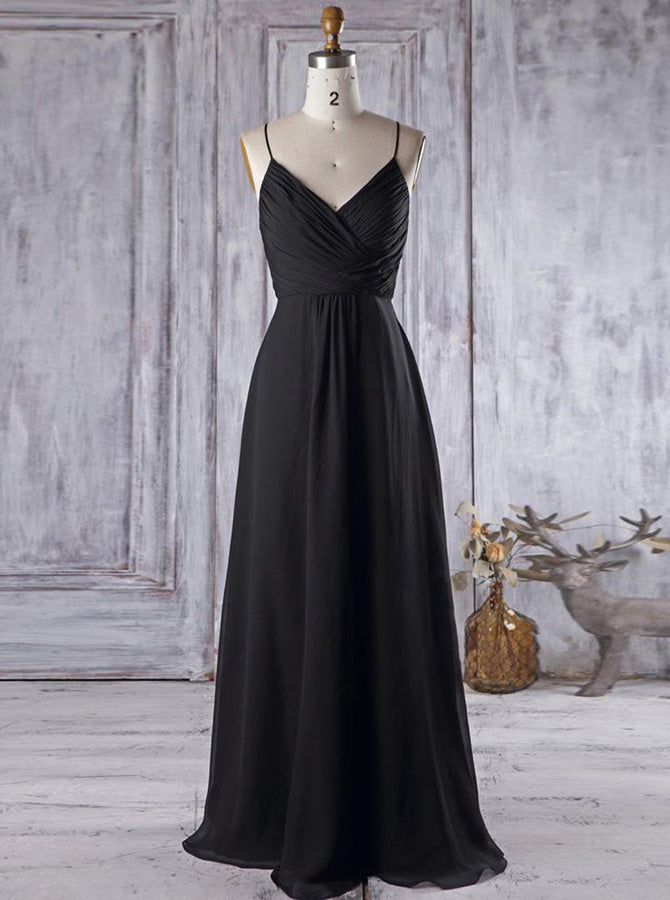 Black Bridesmaid Dresses,Ruched Bridesmaid Dresses,BD00366, US14W / Dark Navy Black Bridesmaid Dresses,Ruched Bridesmaid Dresses,BD00366, US14W / Dark Navy