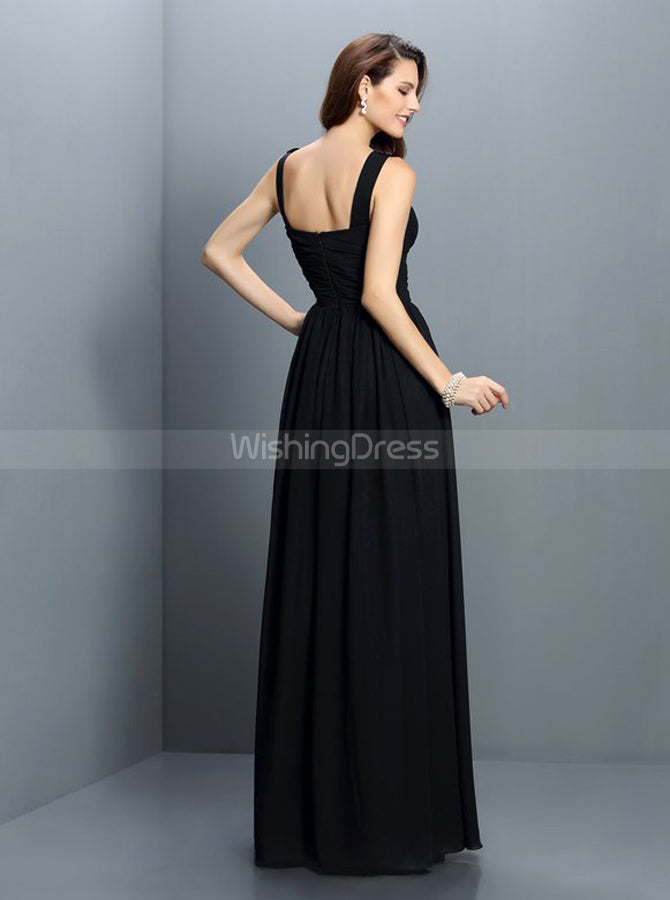 Black Long Bridesmaid Dress,Elegant Bridesmaid Dress,Chiffon Bridesmaid Dress,BD00245, US18W / Red Black Long Bridesmaid Dress,Elegant Bridesmaid Dress,Chiffon Bridesmaid Dress,BD00245, US18W / Red