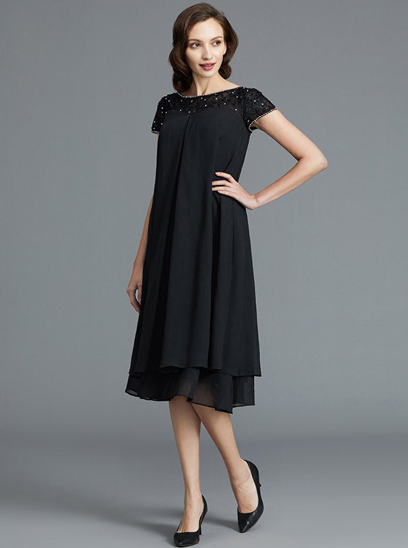 black short mother of the bride dresses Mother of the Bride Dress Style #21649