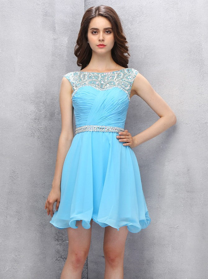 sachin and babi light blue dress Plus Size Homecoming Dresses for a Flattering Fit main image 1