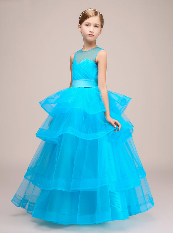 Blue Junior Party Dresses,Junior Bridesmaid Dresses,Ruffled Flower Girl Dress,JB00031, J6 / Royal Blue Blue Junior Party Dresses,Junior Bridesmaid Dresses,Ruffled Flower Girl Dress,JB00031, J6 / Royal Blue