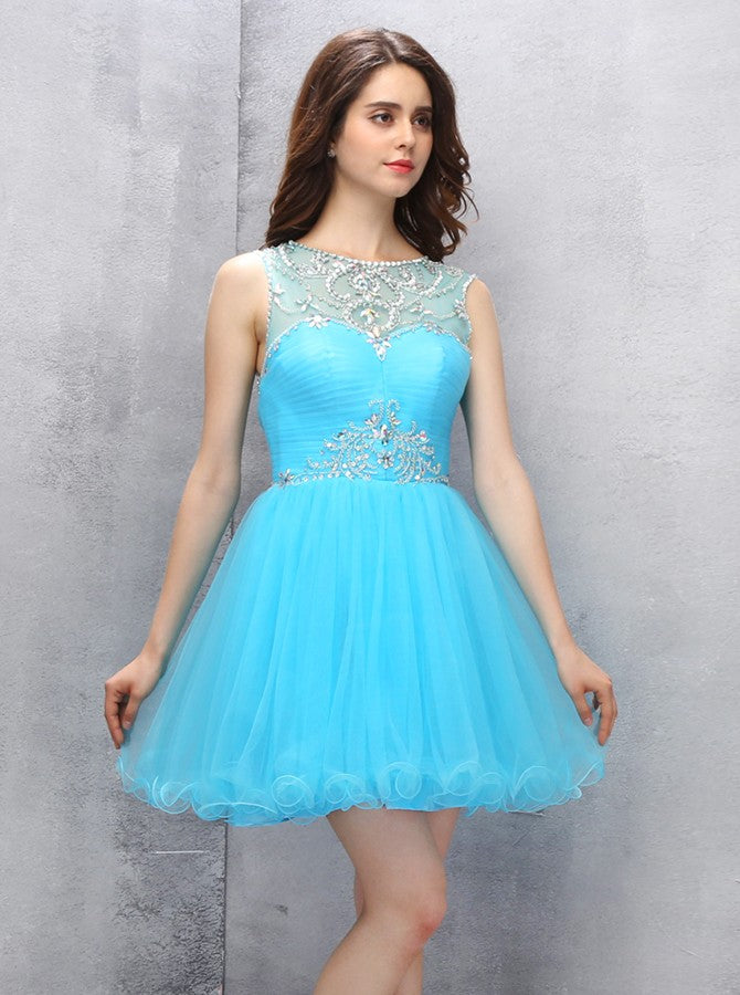 Blue Sweet 16 Dresses,Homecoming Dress for Teens,Tulle Sweet 16 Dress,SW00024, US6 / Pink Blue Sweet 16 Dresses,Homecoming Dress for Teens,Tulle Sweet 16 Dress,SW00024, US6 / Pink