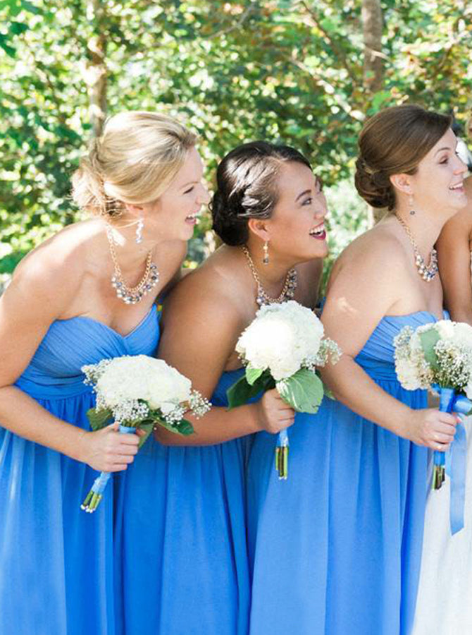 Blue Sweetheart Bridesmaid Dress,Chiffon Bridesmaid Dress,Long Bridesmaid Dress,BD00181, US2 / Blue Blue Sweetheart Bridesmaid Dress,Chiffon Bridesmaid Dress,Long Bridesmaid Dress,BD00181, US2 / Blue