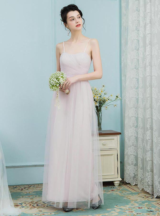 Blush Bridesmaid Dresses,Tulle Long Bridesmaid Dress,Spaghetti Straps Bridesmaid Dress,BD00220, US26W / Dark Navy Blush Bridesmaid Dresses,Tulle Long Bridesmaid Dress,Spaghetti Straps Bridesmaid Dress,BD00220, US26W / Dark Navy