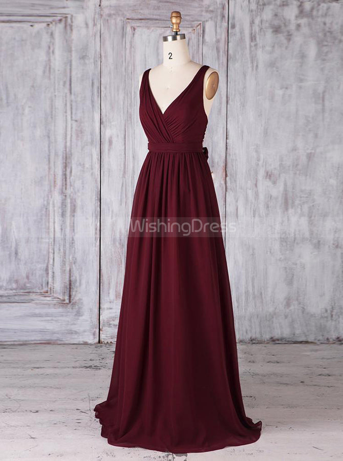 Burgundy Bridesmaid Dresses,Classic Bridesmaid Dress,Modest Bridesmaid Dress,BD00353, US14W / Red Burgundy Bridesmaid Dresses,Classic Bridesmaid Dress,Modest Bridesmaid Dress,BD00353, US14W / Red