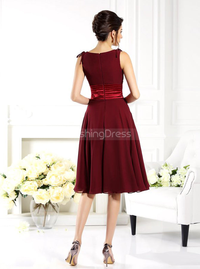 Burgundy Bridesmaid Dresses,Knee Length Bridesmaid Dress,Short Mother Dress,BD00242, US16W / Burgundy Burgundy Bridesmaid Dresses,Knee Length Bridesmaid Dress,Short Mother Dress,BD00242, US16W / Burgundy