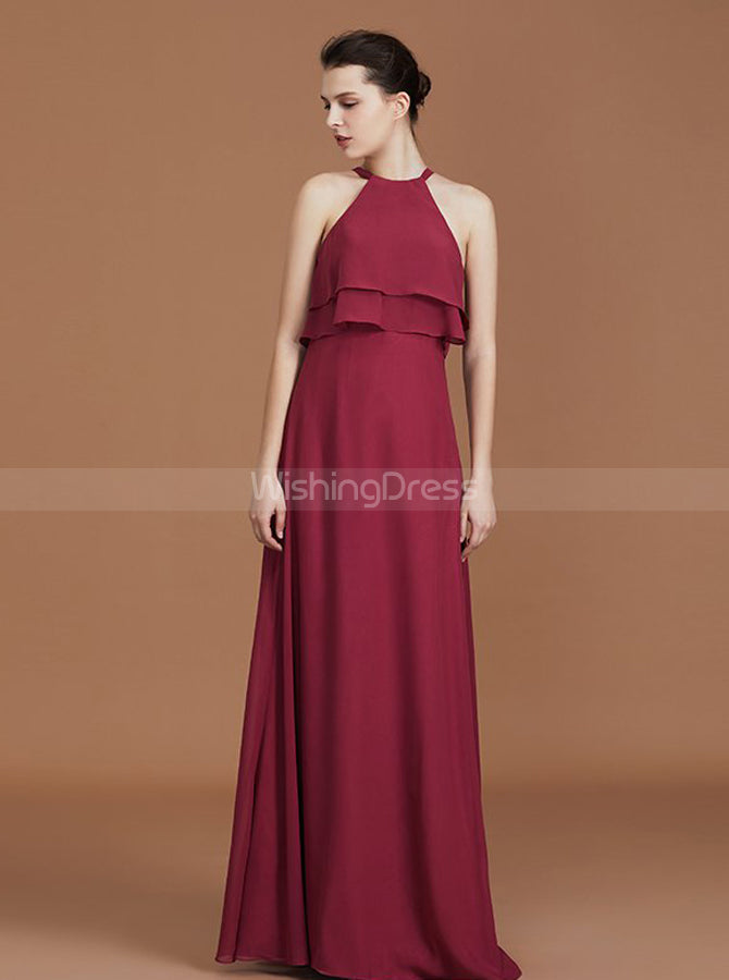 princess polly baby blue dress Burgundy Bridesmaid Dresses,Long Bridesmaid Dress,Chiffon Bridesmaid D