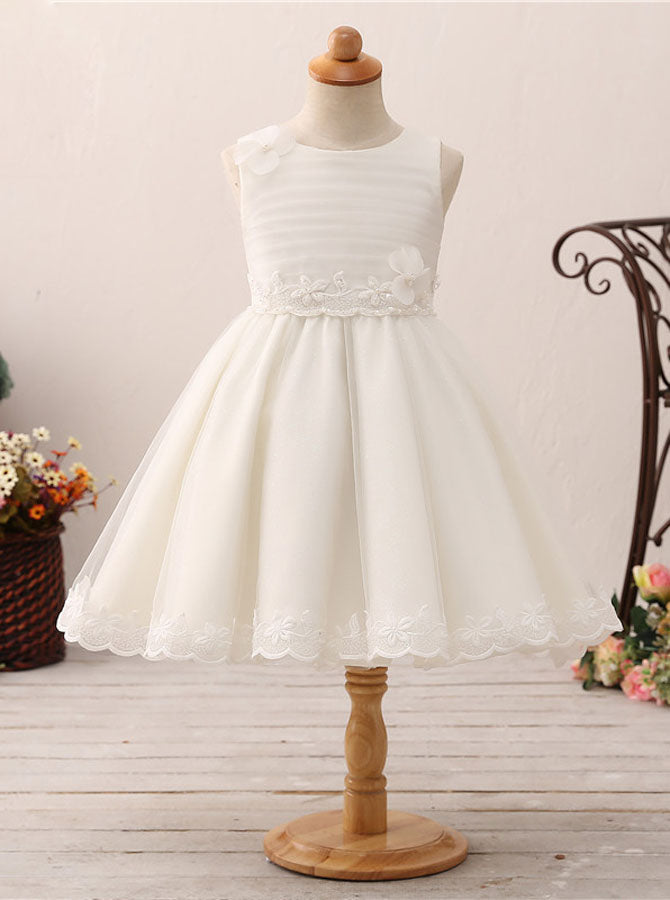Cute Flower Girl Dresses,Knee Length Flower Girl Dress,Tulle Flower Girl Dress,FD00057, Child10 / Purple