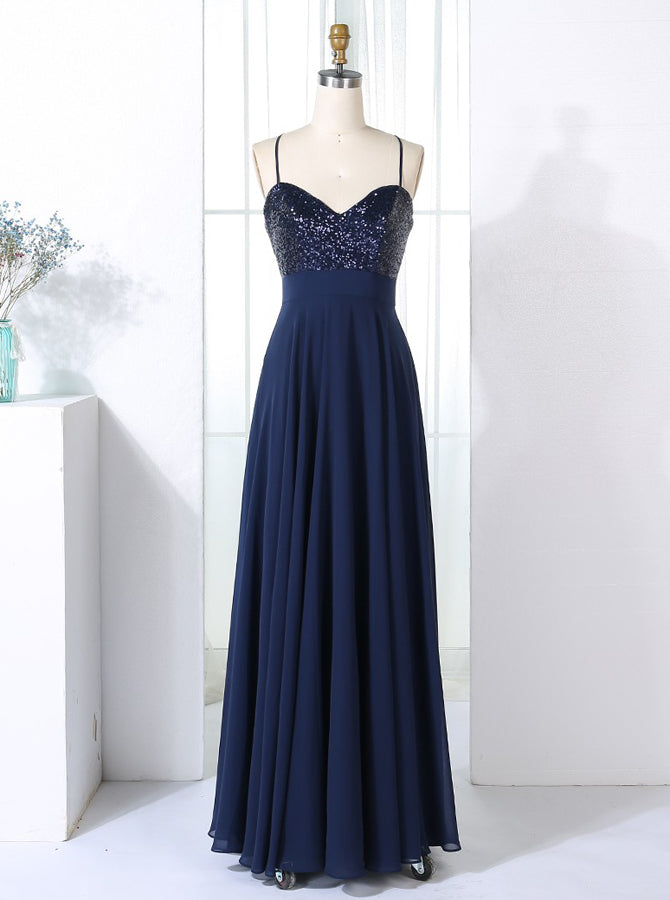 bridesmaid dresses navy blue and silver Dark Navy Bridesmaid Dresses,Chiffon Sequined Bridesmaid Dress,BD00306, US20W / Burgundy