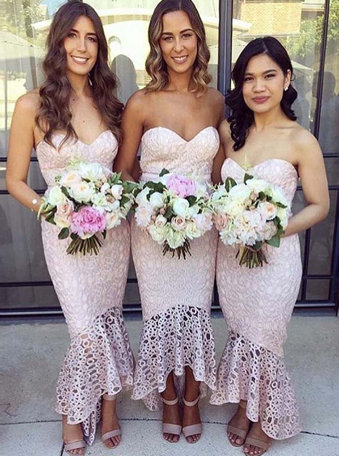 Fit and Flare Bridesmaid Dress,Lace Bridesmaid Dress,Pink Bridesmaid Dress,BD00083, US18W / Dark Navy Fit and Flare Bridesmaid Dress,Lace Bridesmaid Dress,Pink Bridesmaid Dress,BD00083, US18W / Dark Navy