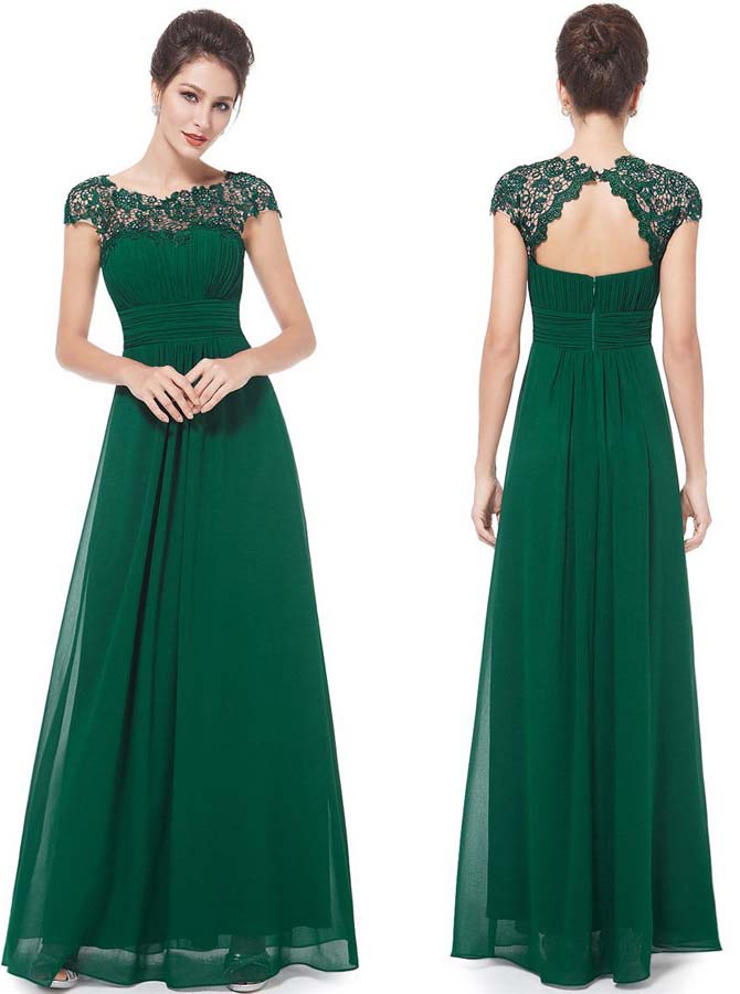 Forest Green Bridesmaid Dress,Chiffon Long Bridesmaid Dress,BD00086, US16W / Burgundy