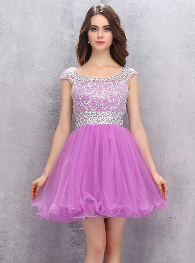 pink and purple sweet 16 dresses Luxury Purple Lilac Ball Gown Quinceanera Purple wedding dress with Sequined Crystal Beads and Corset Back