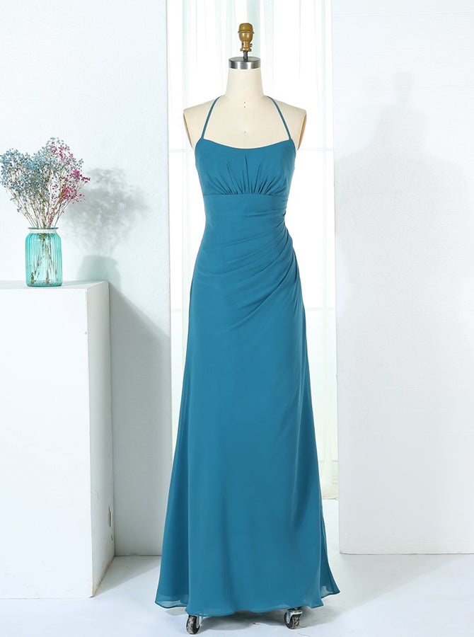 Halter Bridesmaid Dresses,A-line Bridesmaid Dress,BD00289 - Wishingdress