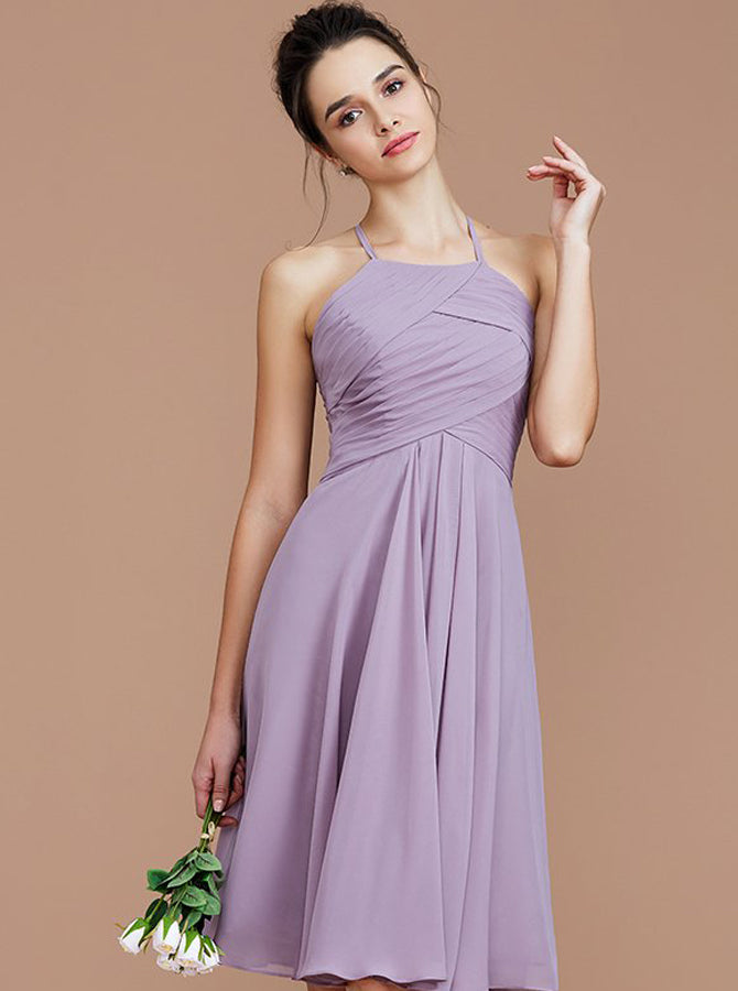 Halter Bridesmaid Dresses,Short Bridesmaid Dress,Empire Bridesmaid Dress,BD00259, US14 / Red Halter Bridesmaid Dresses,Short Bridesmaid Dress,Empire Bridesmaid Dress,BD00259, US14 / Red