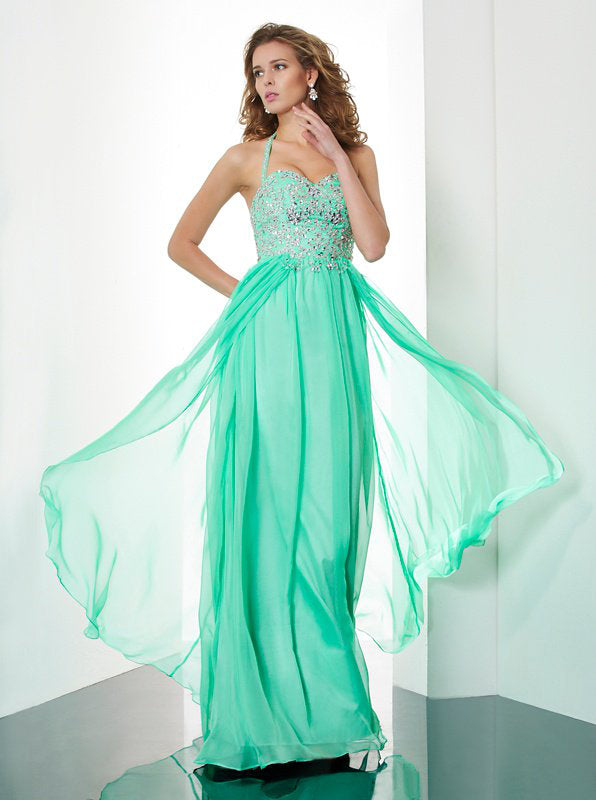 Halter Prom Dresses Long Summer Prom Dress Prom Dress for Teens PD00331