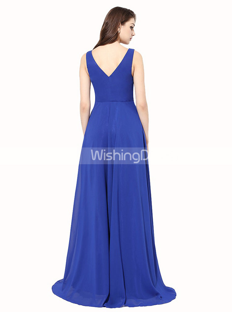 High Low Prom Dresses,Royal Blue Homecoming Dresses,Chiffon Wedding Party Dresses,PD00239, US26W / Blush Pink