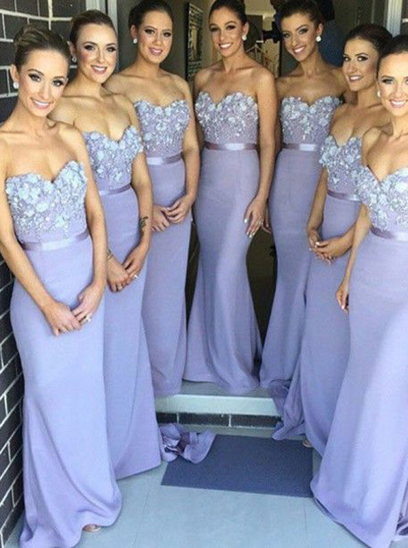 Lilac Bridesmaid Dress,Fitted Bridesmaid Dress with Train,Embroidered Bridesmaid Dress,BD00119, US24W / Burgundy
