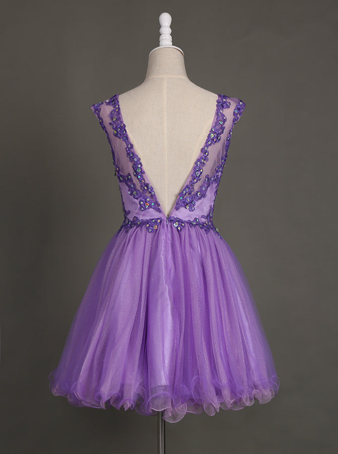 Lilac Homecoming Dresses,Short Homecoming Dress,Fancy Cocktail Dress,H - Wishingdress Lilac Homecoming Dresses,Short Homecoming Dress,Fancy Cocktail Dress,H - Wishingdress