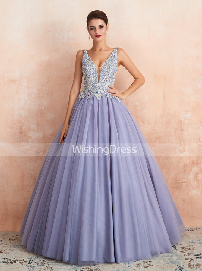 Lilac Prom Gown,Elegant Sweet 16 Dress for Teens,PD00458 - Wishingdress Lilac Prom Gown,Elegant Sweet 16 Dress for Teens,PD00458 - Wishingdress
