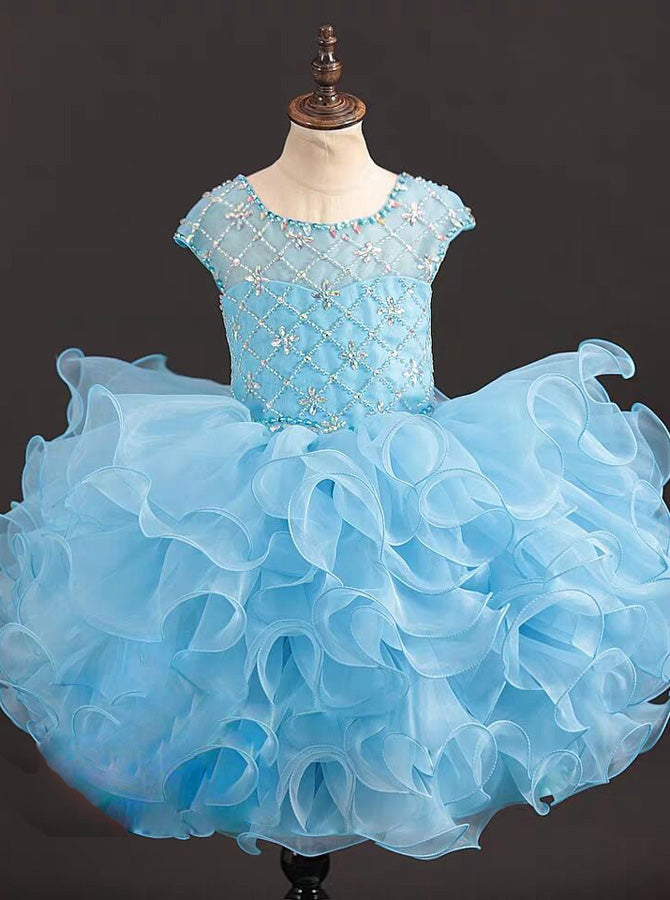 Little Girls Cupcake Pageant Dress,Kids Little Princess Dress,GPD0039, J8 / Turquoise Little Girls Cupcake Pageant Dress,Kids Little Princess Dress,GPD0039, J8 / Turquoise