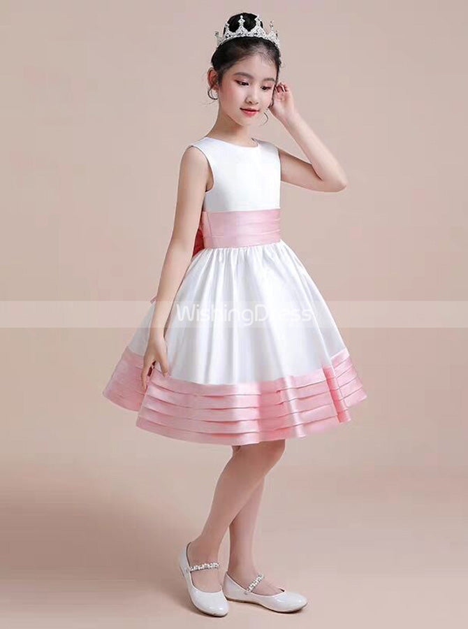 Lovely Two Tone Junior Bridesmaid Dress,Birthday Party Dress for Littl
