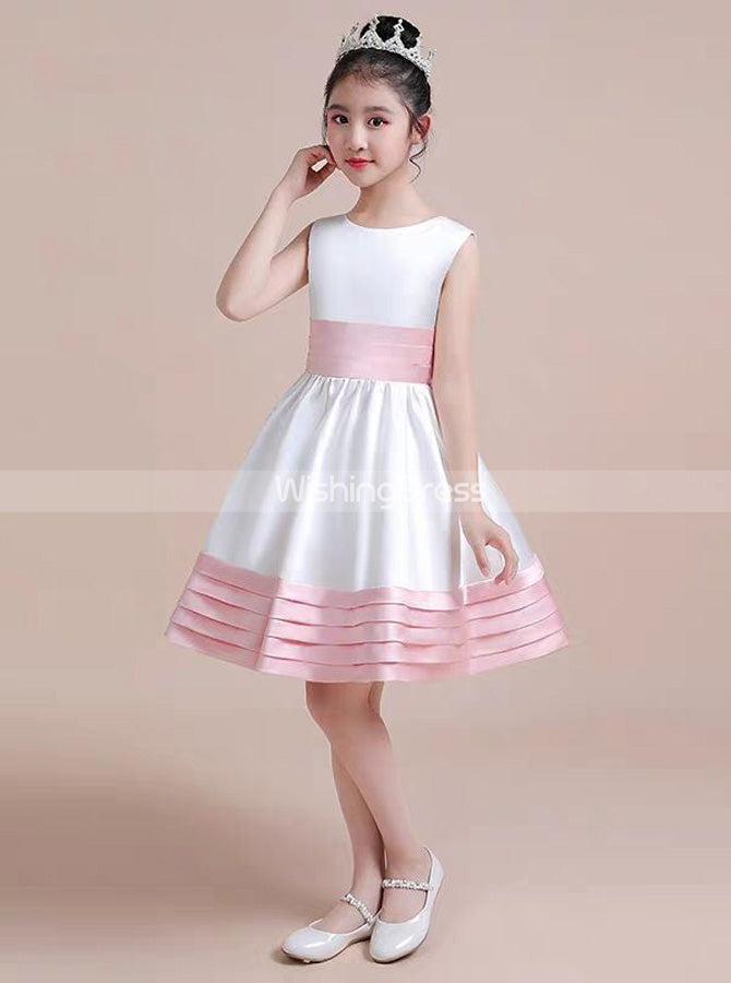 bridesmaid dresses young girls Lovely Two Tone Junior Bridesmaid Dress,Birthday Party Dress for Littl