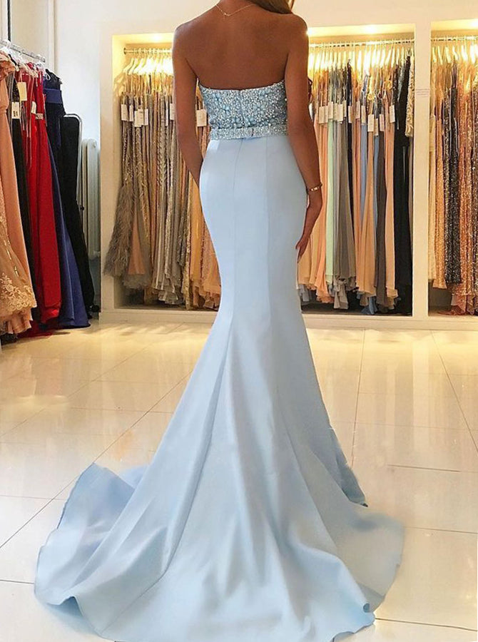 green emerald velvet dress Mermaid Prom Dress,Fitted Prom Dresses,Beaded Prom Dress,PD00307