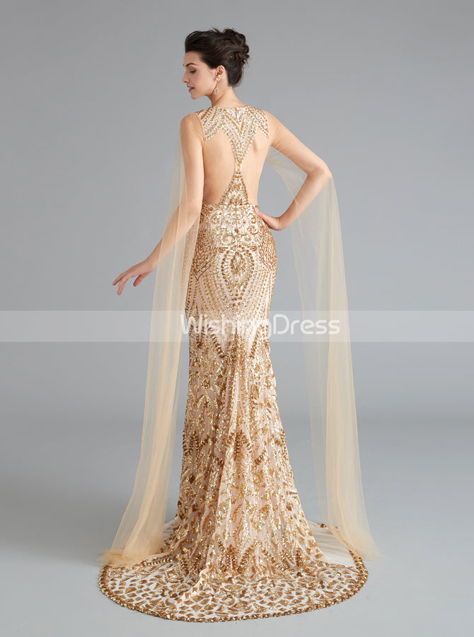 Mermaid Sequined Homecoming Dresses,Formal Evening Dress with Tulle Sleeves,HC00204 Mermaid Sequined Homecoming Dresses,Formal Evening Dress with Tulle Sleeves,HC00204