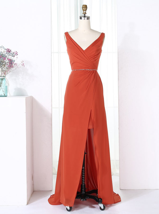 Orange Bridesmaid Dresses,Modern Bridesmaid Dress,Chiffon Bridesmaid Dress,BD00204, US14 / Dark Navy Orange Bridesmaid Dresses,Modern Bridesmaid Dress,Chiffon Bridesmaid Dress,BD00204, US14 / Dark Navy