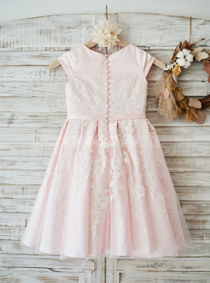 pink lace valentino dress 1993 Valentino Blush Pink Silk & Sheer Chantilly-Lace Tiered Maxi Dress main image 1