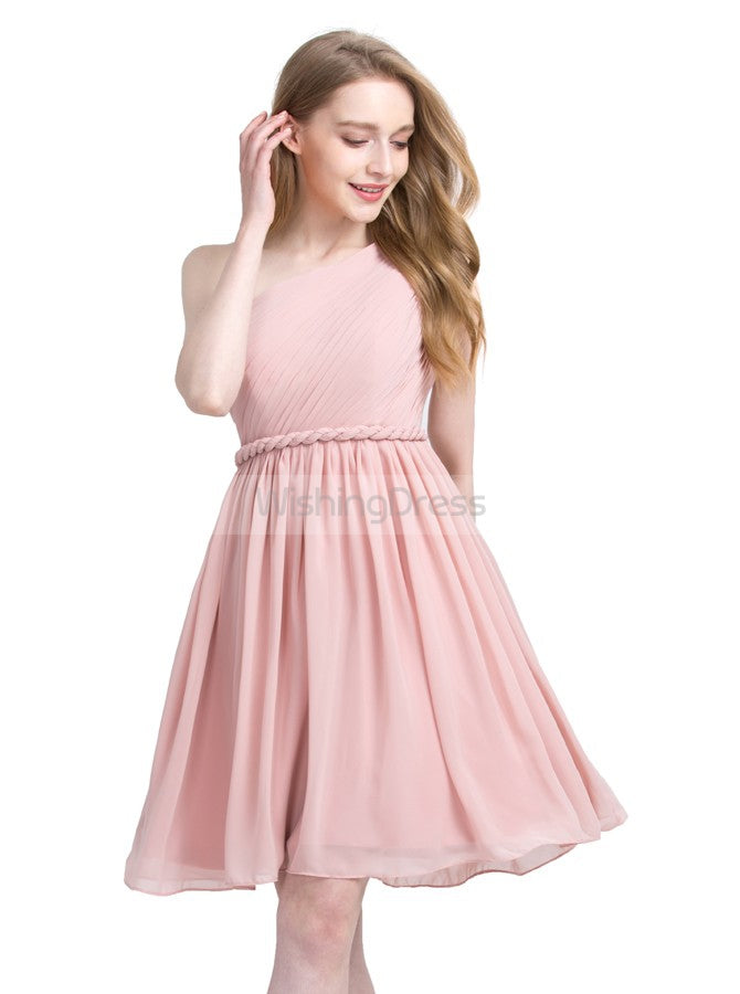 Pink Homecoming Dress,One Shoulder Homecoming Dresses,Knee Length Homecoming Dress,HC00057, US14 / Dark Navy Pink Homecoming Dress,One Shoulder Homecoming Dresses,Knee Length Homecoming Dress,HC00057, US14 / Dark Navy