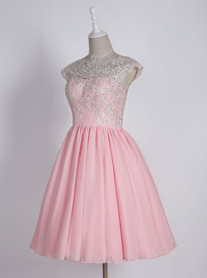 Pink Sweet 16 Dresses,Chiffon Sweet 16 Dress,Knee Length Sweet 16 Dress,SW00018, US4 / Pink Pink Sweet 16 Dresses,Chiffon Sweet 16 Dress,Knee Length Sweet 16 Dress,SW00018, US4 / Pink