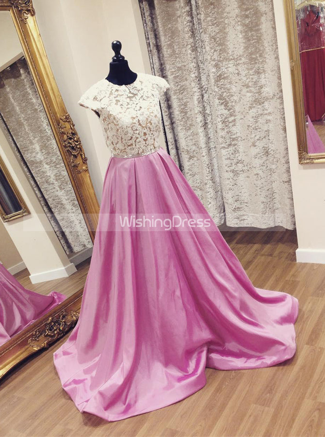 Prom Dresses for Teens,A-line Prom Dress,Prom Dress with Pockets,PD002