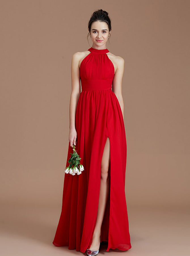 Red Bridesmaid Dresses,Chiffon Long Bridesmaid Dress,Bridesmaid Dress with Slit,BD00226, US2 / Royal Blue Red Bridesmaid Dresses,Chiffon Long Bridesmaid Dress,Bridesmaid Dress with Slit,BD00226, US2 / Royal Blue