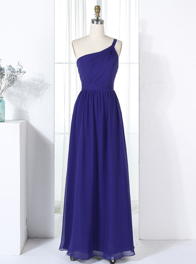 Royal Blue Bridesmaid Dresses,Simple One Shoulder Bridesmaid Dress,BD00302, US6 / Burgundy Royal Blue Bridesmaid Dresses,Simple One Shoulder Bridesmaid Dress,BD00302, US6 / Burgundy