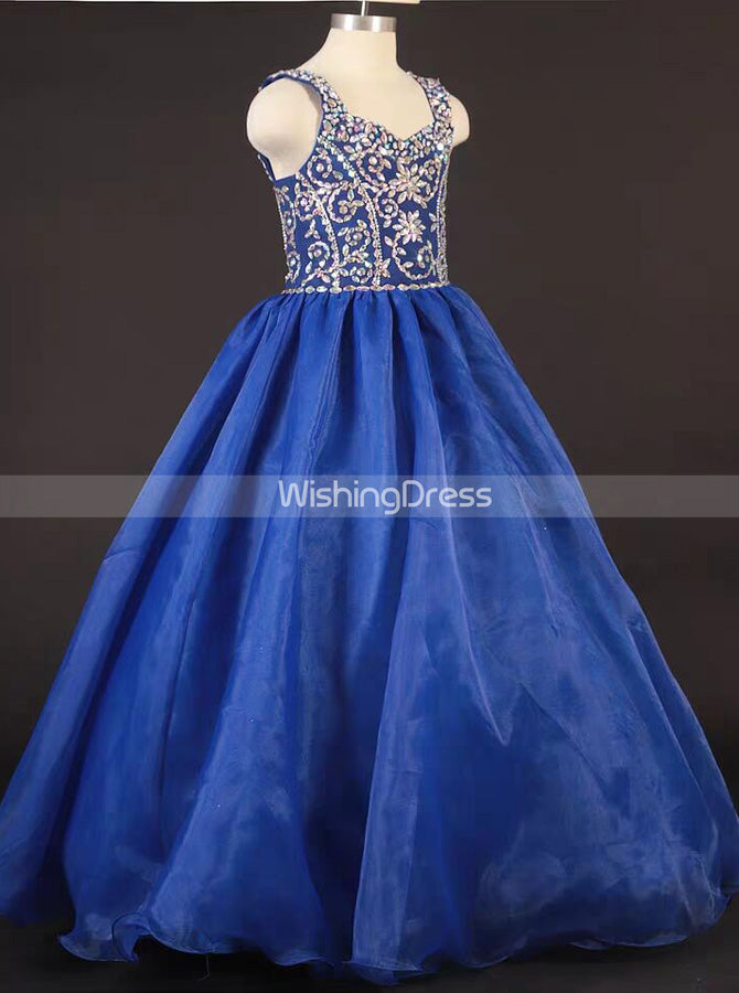 Royal Blue Girls Pageant Dresses,Tulle Little Princess Dress,GPD0004, J8 / Burgundy Royal Blue Girls Pageant Dresses,Tulle Little Princess Dress,GPD0004, J8 / Burgundy